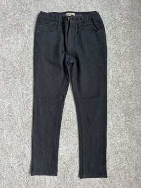 Zara boys Black Slim flannel jeans